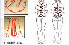 diagrams shibari karada knots knoten tying ropes technics gelbooru respond
