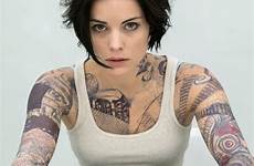 blindspot tattoo jaimie alexander tattoos woman tv tattooed ink jane doe her memory marks shows other
