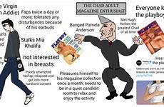 chad virgin vs addict magazine adult enthusiast reddit virginvschad