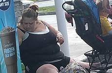 trashy people choose board fat stroller crushing feed polluting woman