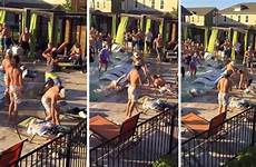 pool brawl fight vicious