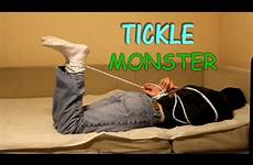 tied tickled boy tickle monster