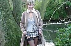 mature british stockings sara sarah old lady women stocking tops suspenders older skirt nylon outdoors visit