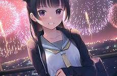 mignon live love sunshine fireworks danbooru hentai bangs post peek quick just comments posts yoshiko tsushima drawn nsfw big tbib