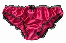 satin briefs pink frilly underwear knicker sissy panties bikini hot size