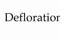 defloration