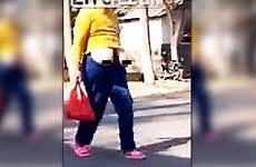 boobs woman walking breasts top video hanging her street walks busty largest big world girls large streets through long hot