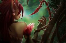 zyra wallpaper league legends lol hd ivy poison dc wallpapers thorn woman digital fictional tail character 1442 leona