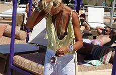 nipples slip victoria hervey palm springs nip flashes lady side her model breast had during display dailymail but break fail