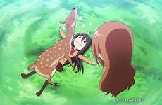anime seitokai yakuindomo rape deer being bad touch people