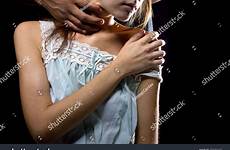 man choking female woman victim behind neck oppressive domestic abuse violence stock shutterstock abusive