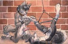 bondage wolf paws cleaning bound respond edit gfur comment