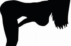 silhouette sexy over stripper bending girl clipart woman femme decal clip transparent decals pinclipart click library cut automatically start big