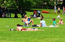 park sunbathers central ny york
