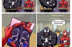 spiderman venom deadpool yaoi spidey leyendo vemos