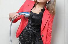 wet business wetlook tights girl suit skirt blonde woman clothed soaking shower fully sexy hot stockings heels high wetfoto shoes