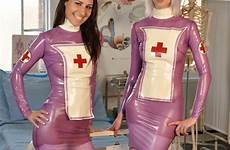 latex nurses kleidung nursing krankenschwester apron military uniforms izzy aprons