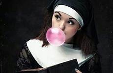 nun blowing