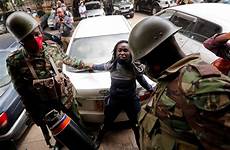 kenya kenyan brutality arrest protests nairobi teargas protesting fire saba activist dubbed detained forces anti