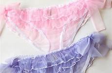 pink knickers panties ruffled panty frilly