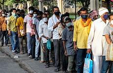 wearing cites health hindustantimes wuhan ongoing lockdown nagpur queue volunteers distributed