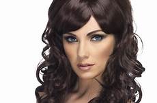 wig pop brown starlet cheryl wigs long curly