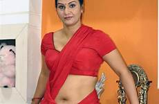 saree aunty navel apoorva hot actress red sexy show indian telugu latest spicy waist photoshoot low stills cleavage desi beautiful