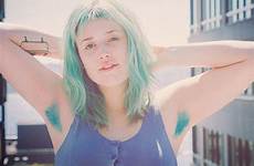 armpit hair armpits women trend instagram woman hairy dyed arm latest pit craziness showing her feminazi trending others