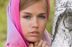 alenushka headscarf woman young russia russian preview