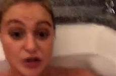 iskra lawrence nude leaked flashes boob bathroom instagram while she live topless sexy story naked aznude