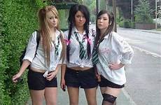 school sexy uniform schoolgirls heels pantyhose nylons pano seç