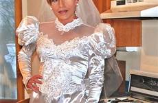 satin wedding dresses evening gowns bride sissy wearing mistress tumblr me saved vintage
