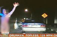 woman topless chase arrested after police drunk while cleveland mph