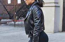 kim butt kardashian spandex big real side bootylicious skintight control fake implant does biker fit