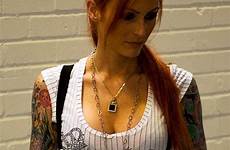 redhead anne lindfjeld inked dose girls tattooed
