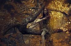 wood nymph nymphs fairy forest ilona woodland tree girl faeries magic stick woods photography creature visit walking running tumblr