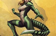 superhero female thrash scorpion villains moyano facundo crocodile mamba