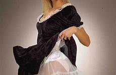 woman crinoline white sissy costume adult petticoat young plus size french petticoats maid land outfit tutus hosiery thecostumeland