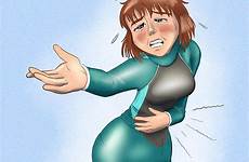 wetsuit girl diapered locked hofbondage commission deviantart comics deviant drawings