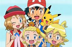 pokemon ash serena clemont xy family xyz pokémon characters kalos bonnie ketchum wallpaper gang anime wallpapers cute pikachu thank reader