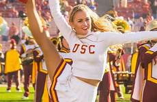 usc college cheerleader cheerleaders cheerleading outfits football choose board southern california