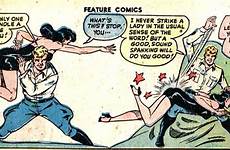comics vintage comic spanked women being books book feature spanking heroes super sexist batman when superman beaters were flashbak everyday