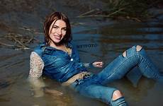 wetlook swimming jeans wet girl skinny jacket beautiful sneakers soaks wetfoto kit world soaking forum caption basic get