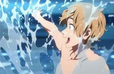 swimming dipping splash animeclick