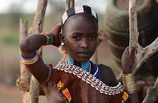 africa african tribal girls girl women tribe ethiopia zulu tribes hamer omo culture valley people native beauty xingu kiezen bord