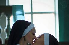 nuns lesbian kissing nun tumblr sexy girl sex naughty hot kiss lesbians latex tumbex beautiful bad cross property visit gone