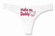 thong panties ddlg brat daddy make submissive slutty gag bachelorette naughty womens clothing gift funny party