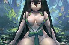 tsuyu cutesexyrobutts hentai asui academia thighs fastening thicc hero foundry comments heroes respond edit bokunoeroacademia