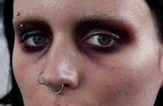 rooney lisbeth mara salander dragon girl tattoo piercing tumblr saved early look lip