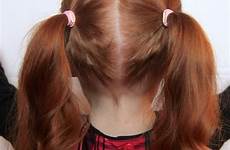 pigtails pigtail tail valentines tutorial pigtailed braids ponytails hairstylo hairdo braided separate upside topsy
